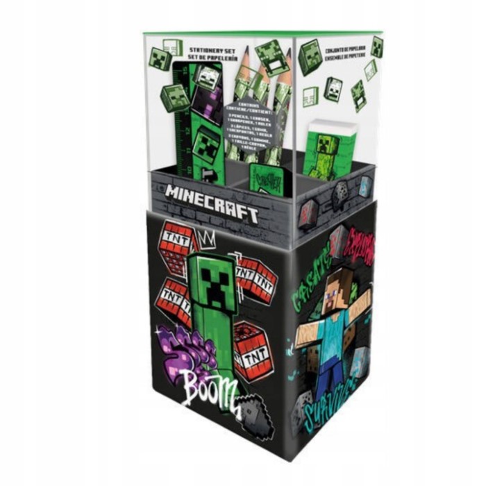 Minecraft Pennställ med innehåller - 2