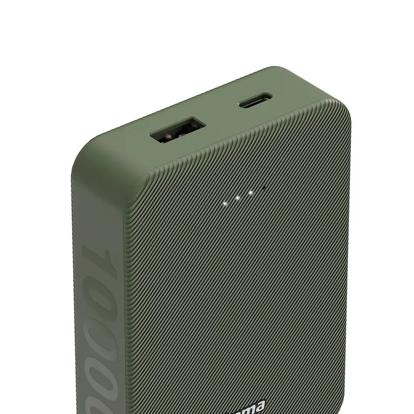 Powerbank 10000mAh USB-C+A Grö - 4