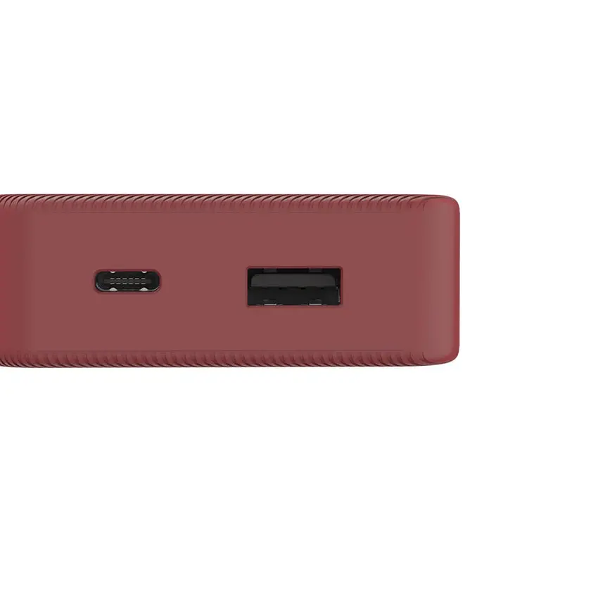 Powerbank 10000mAh USB-C+A Röd - 5