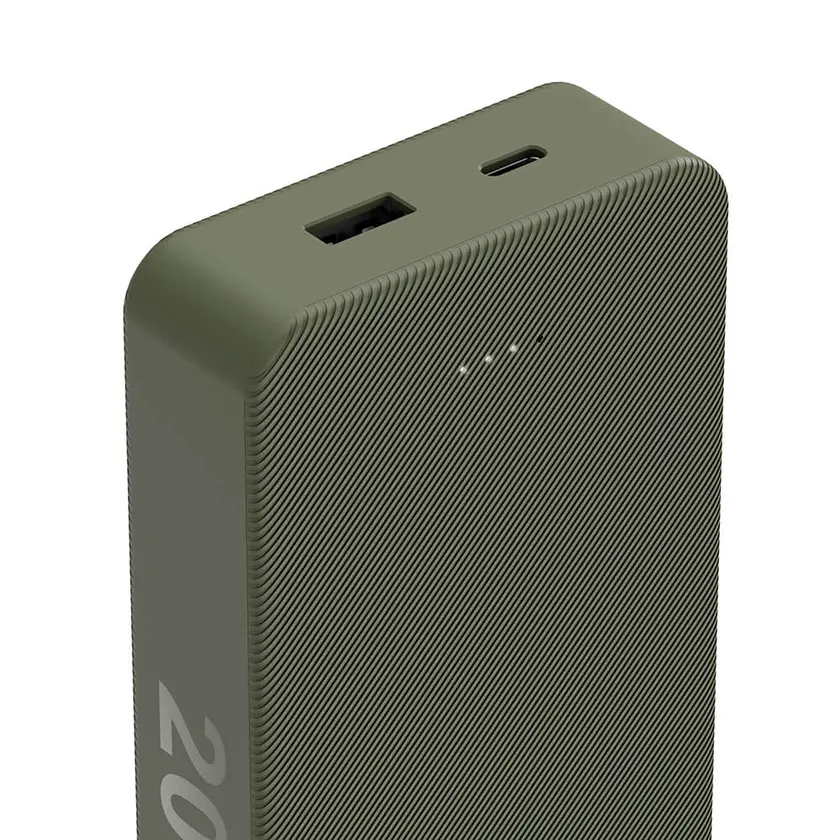 Powerbank 20000mAh USB-C+A Grö - 4