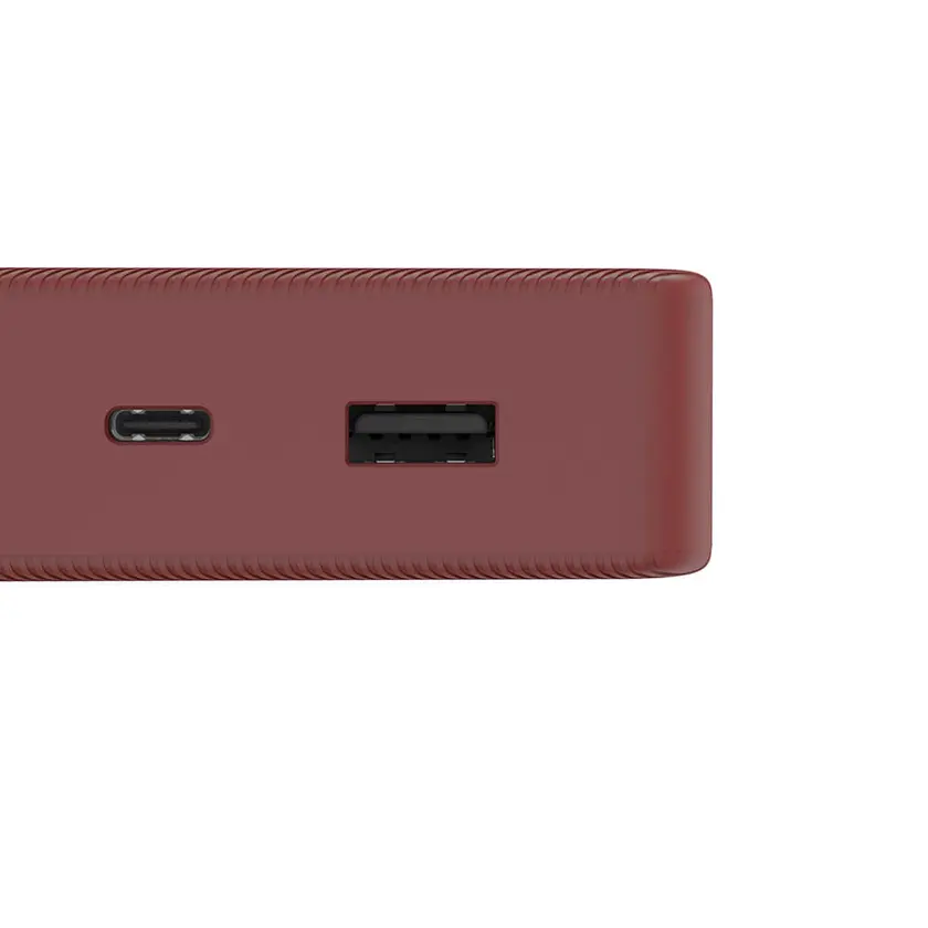 Powerbank 20000mAh USB-C+A Röd - 5
