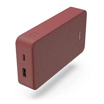 Powerbank 20000mAh USB-C+A Röd