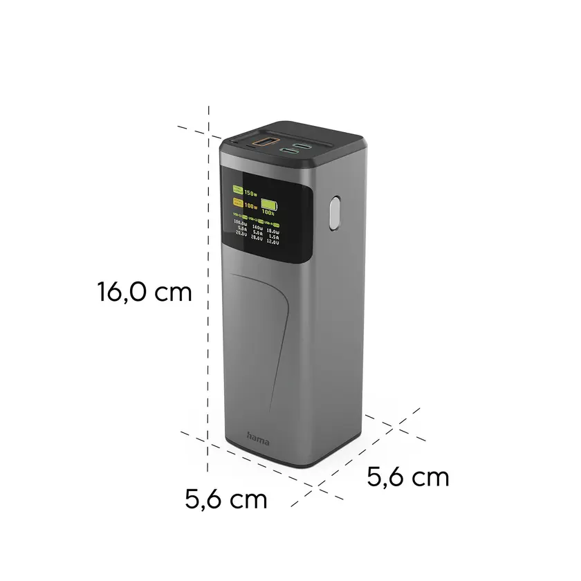 Powerbank 24000mah 2xUSBC 150W - 9