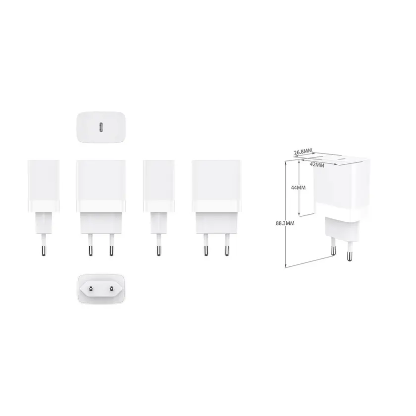 Laddare 1xC 20W+Kabel Light-C - 13