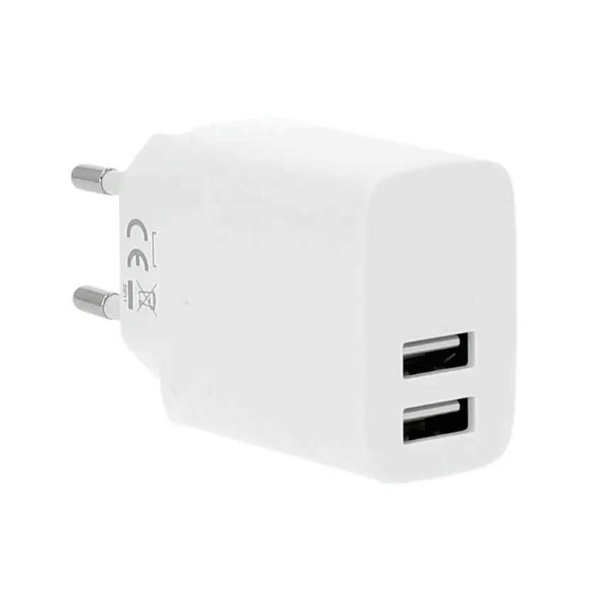 Laddare 2xUSB-A 3,4A