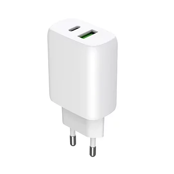 Laddare 1xUSB-C+1xA 30W+18W
