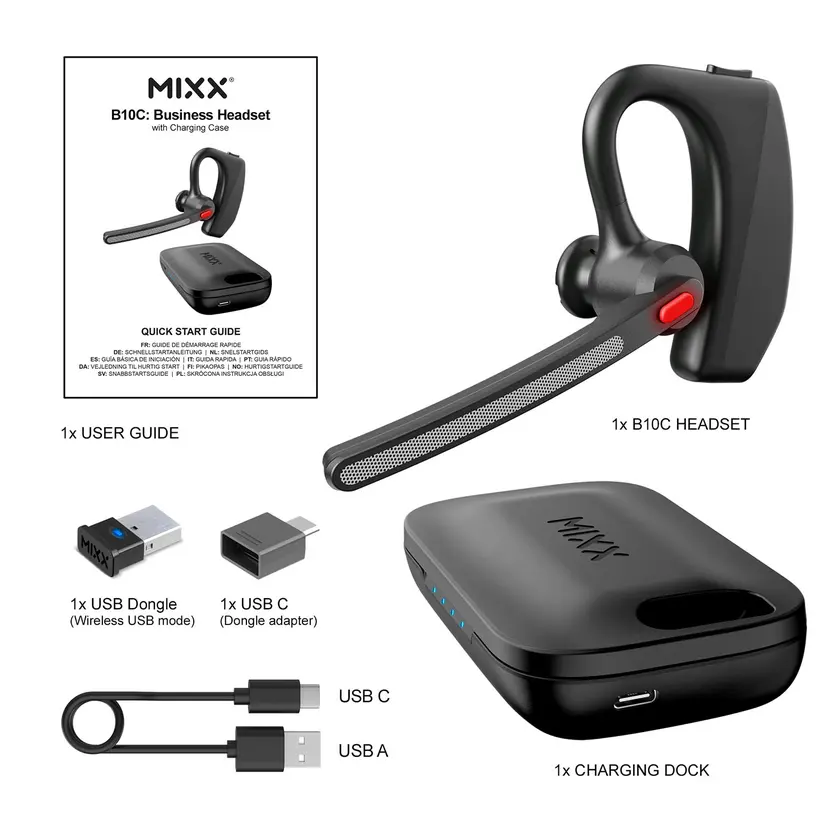 Headset B10c Dongel UC Teams - 12