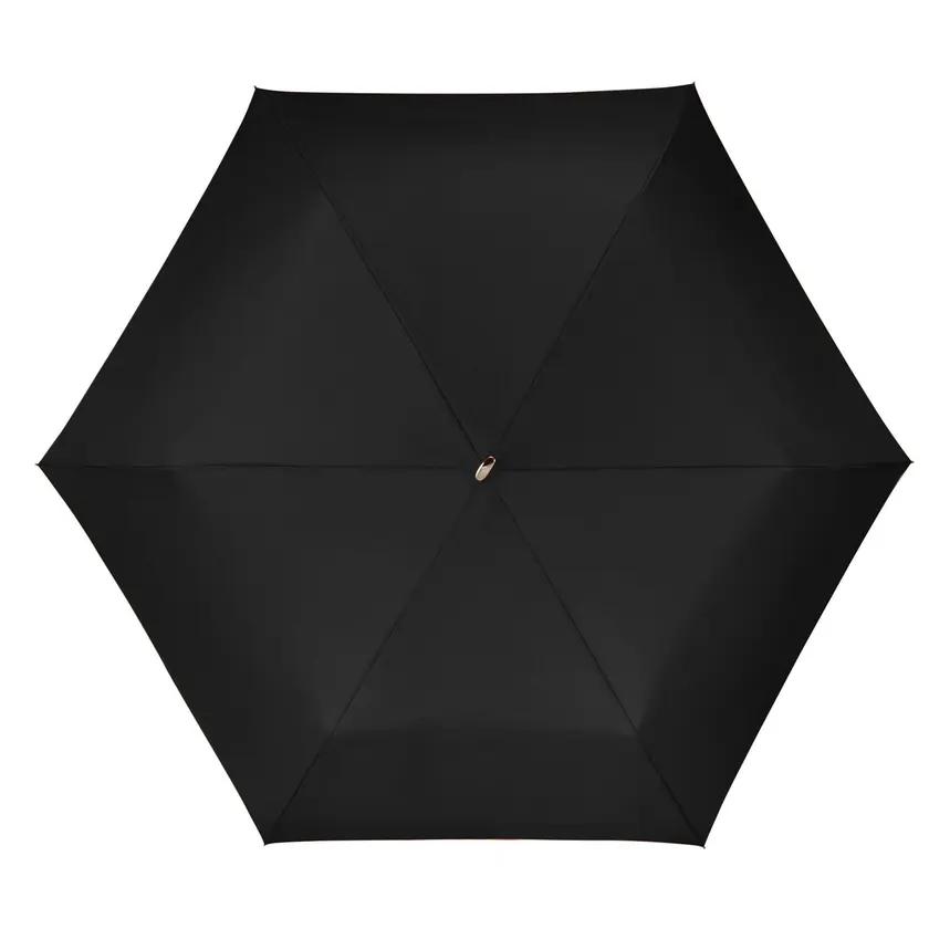 Paraply Flat 24cm Svart - 3