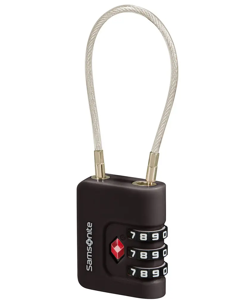 Kabellås 3 Siffrig TSA - 2