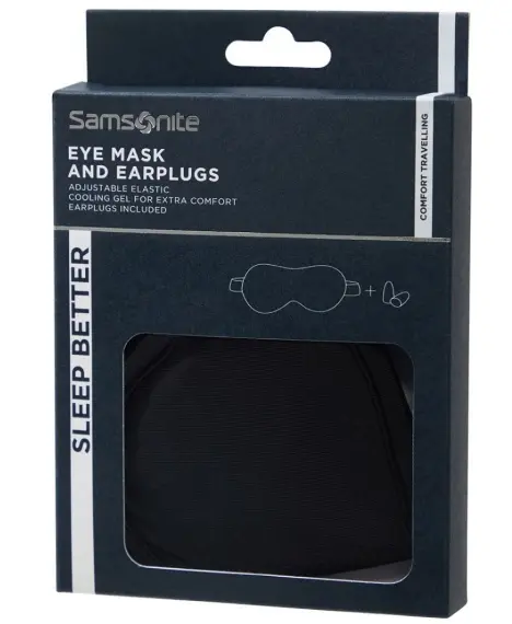 Ögonmask/Öronproppar Svart - 4