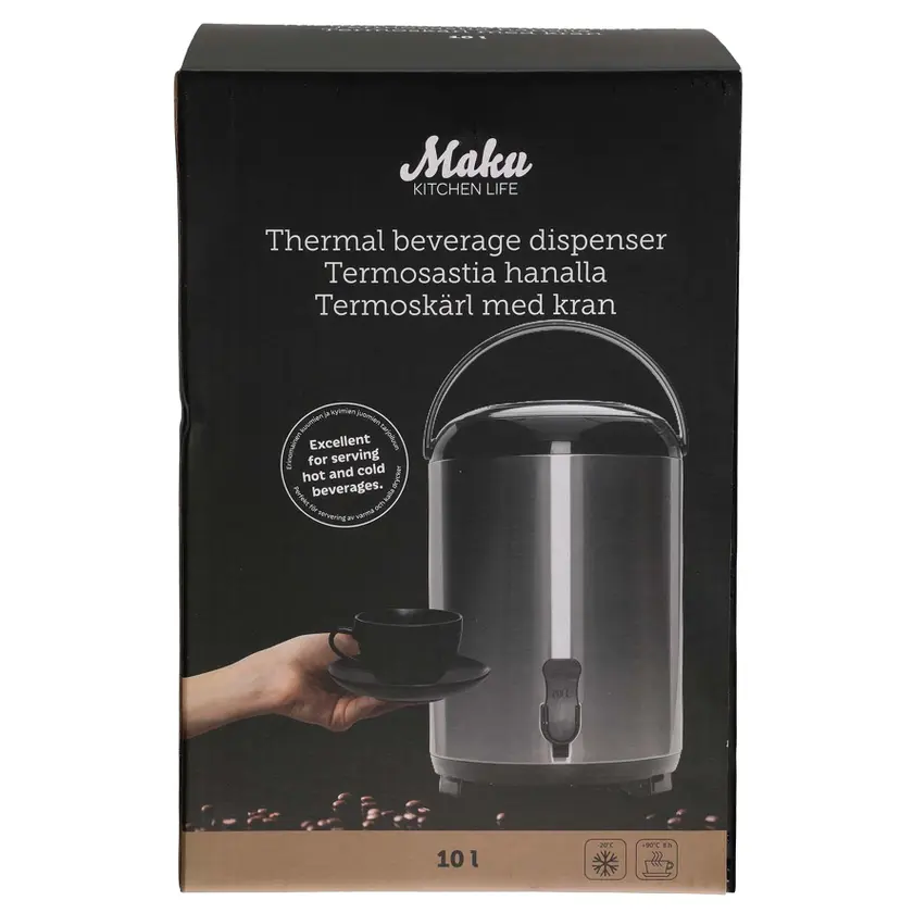 Termosbehållare med kran 10 L - 2