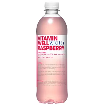 Vitamin Well Zero Raspbe 500ml