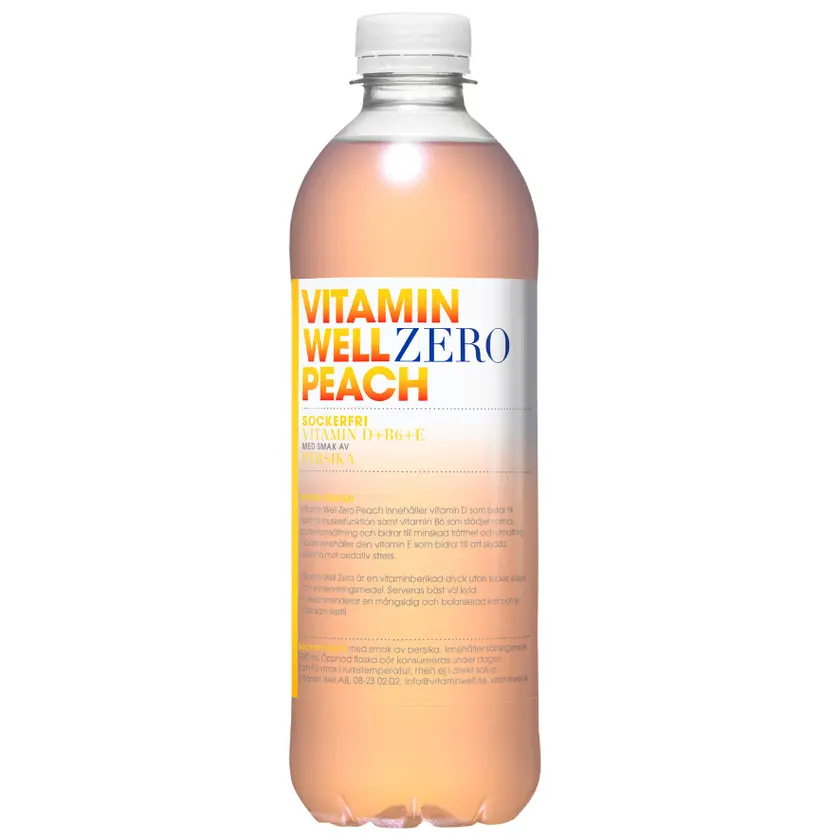 Vitamin Well Zero Peach 500ml