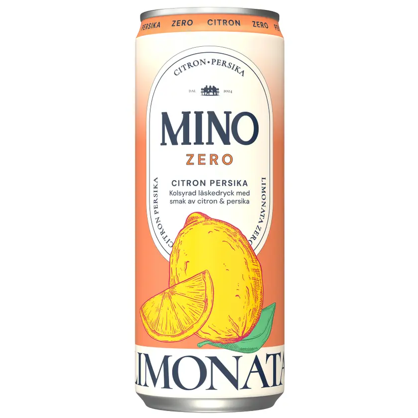Citron Persika Zero 33cl 24st