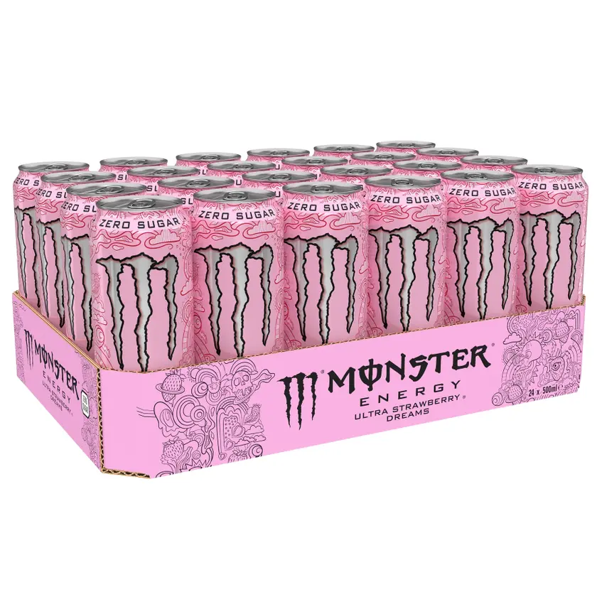 Monster Energy Strawb 24x50cl - 2