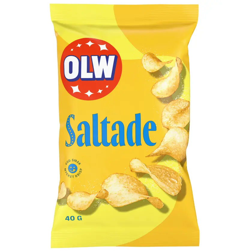 Lättsaltade chips 40gx20st