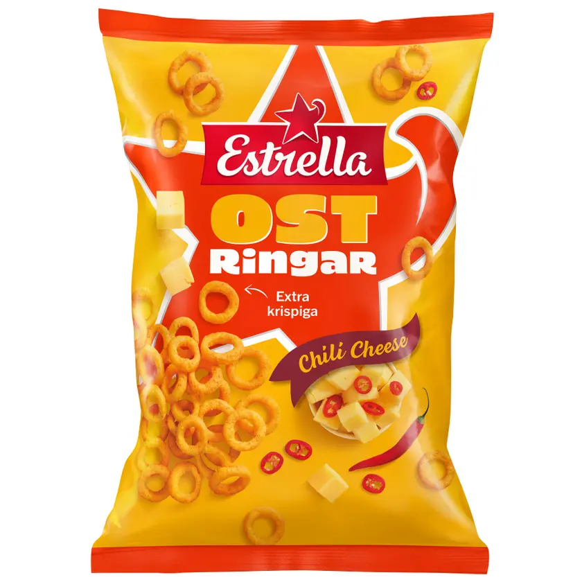Ostringar chili cheese 200gx18