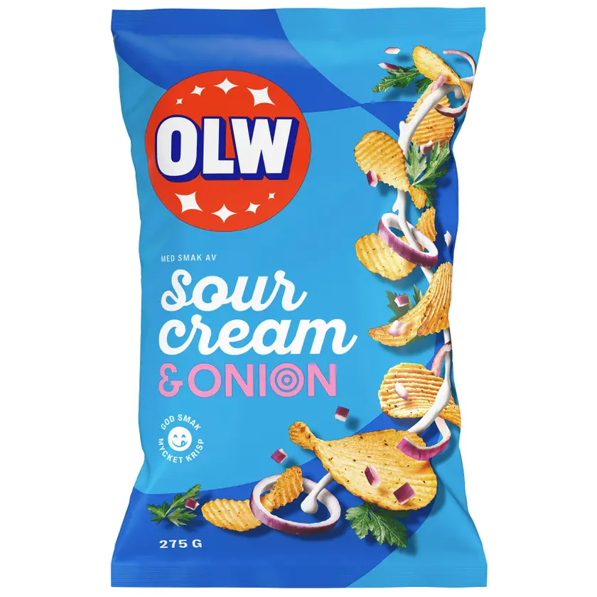 Chips Sourcream &Onion 275gx18
