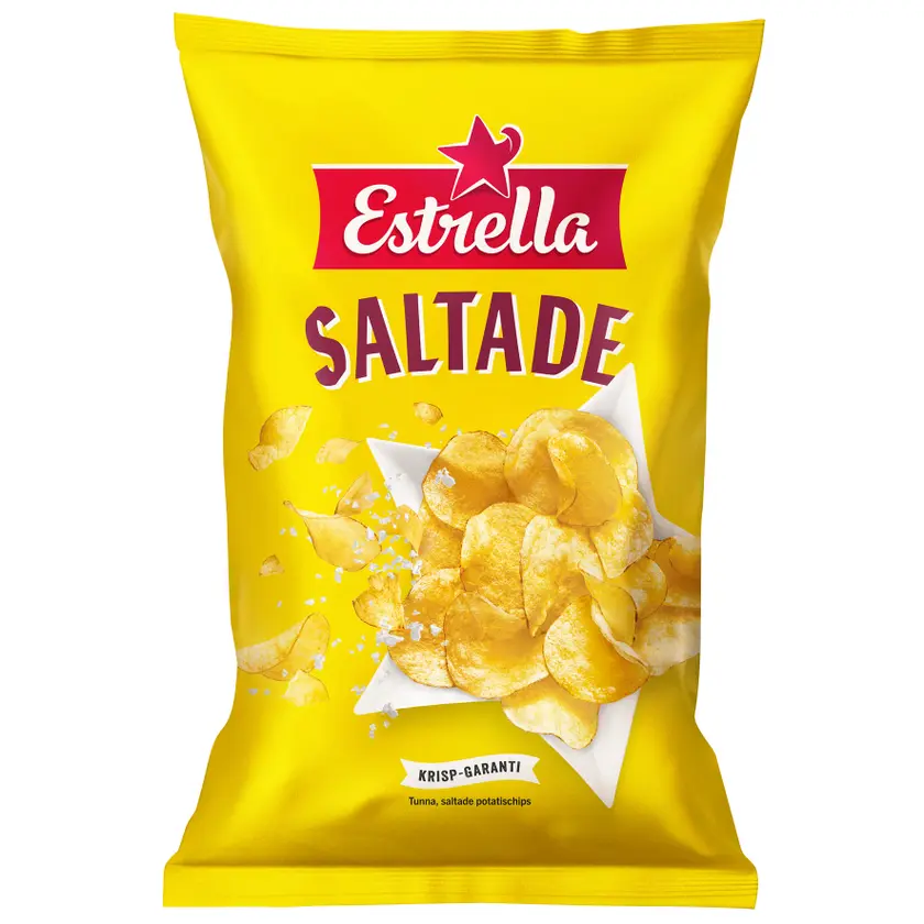 Saltade Potatischips 275gx16st
