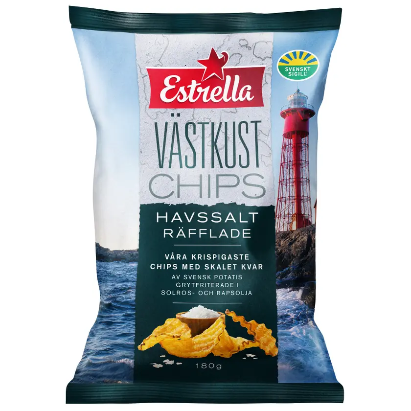 Västkustchips Havssa 180gx10st