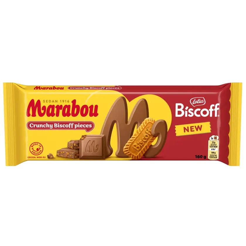 Marabou Biscoff 160gx15st