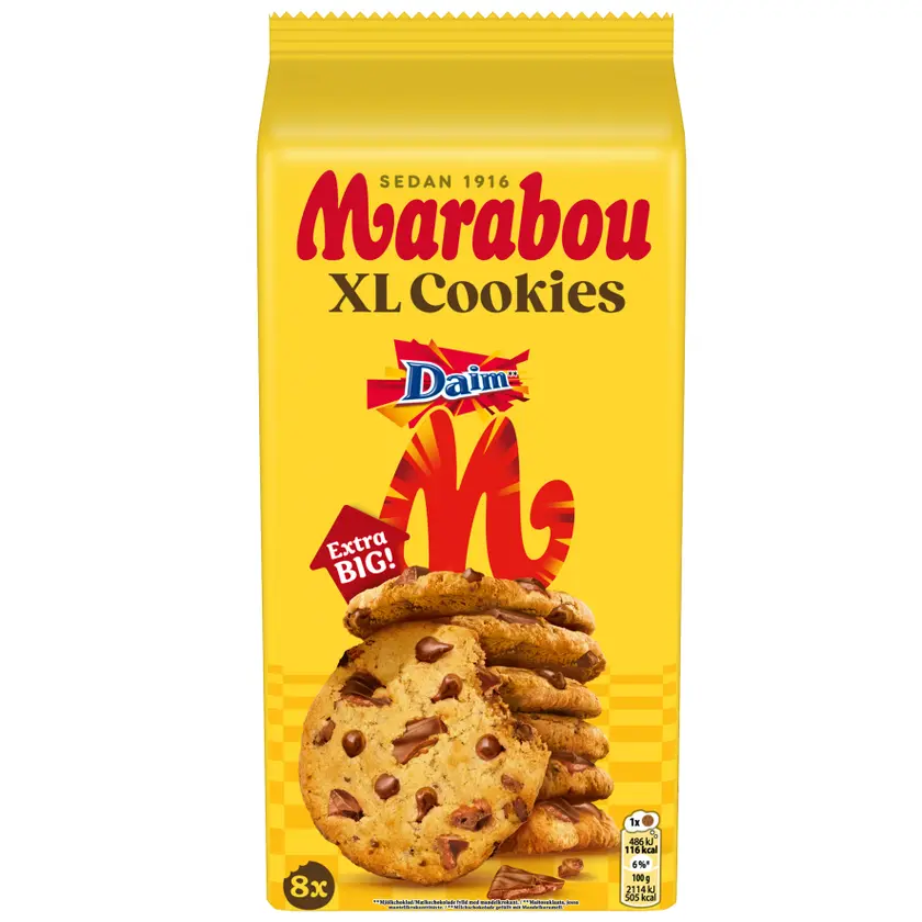 Marabou XL Cookie Daim 184gx10