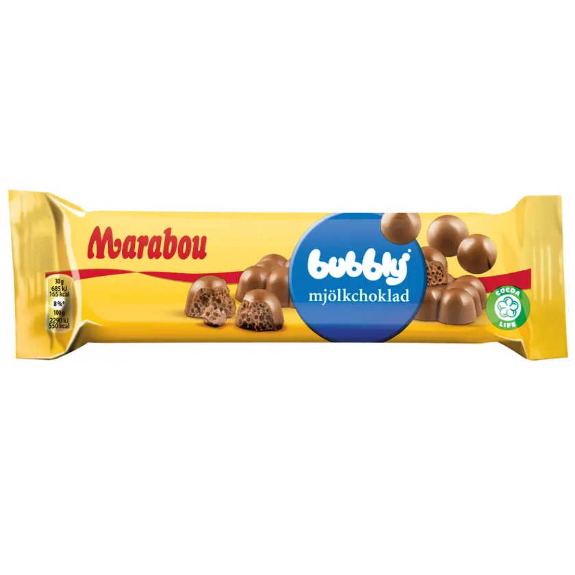 Marabou Bubblig Mjölkch 60gx20
