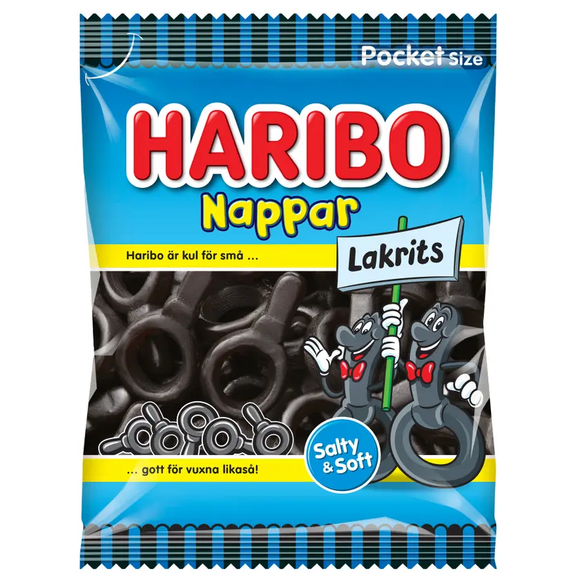 Nappar Lakrits 80gx20st