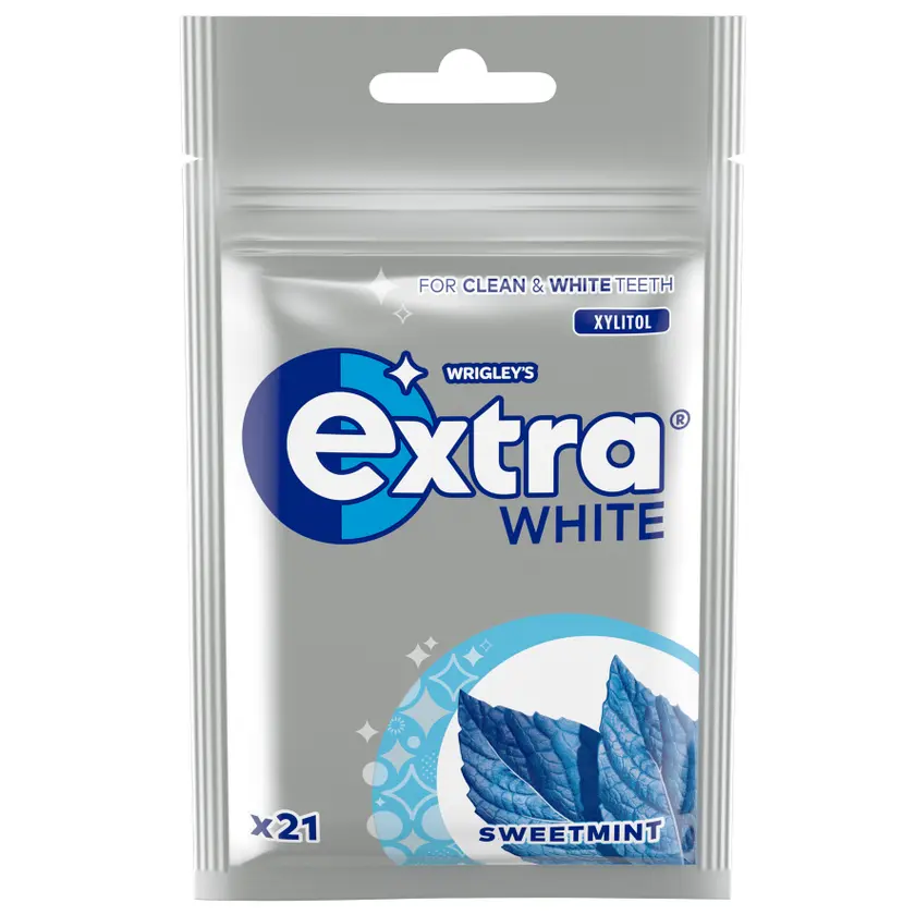 Extra White Mint 30st påsar