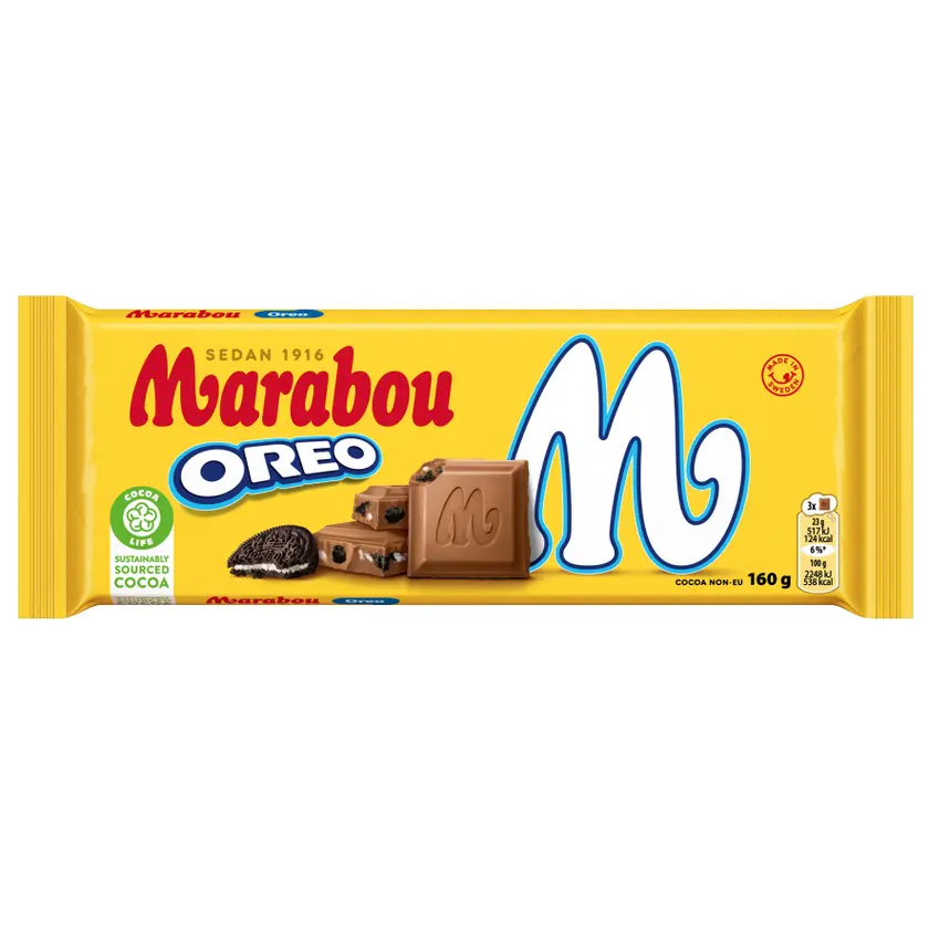 Marabou Mjölkcho Oreo 160gx15