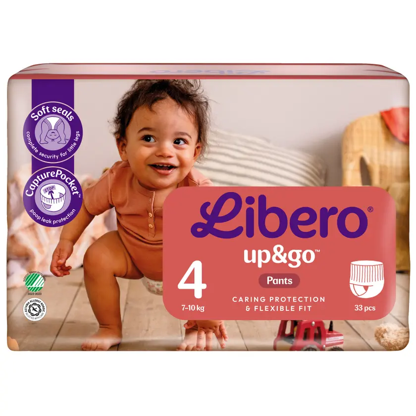 Blöjor Up&Go 4, 7-10kg 33/fp