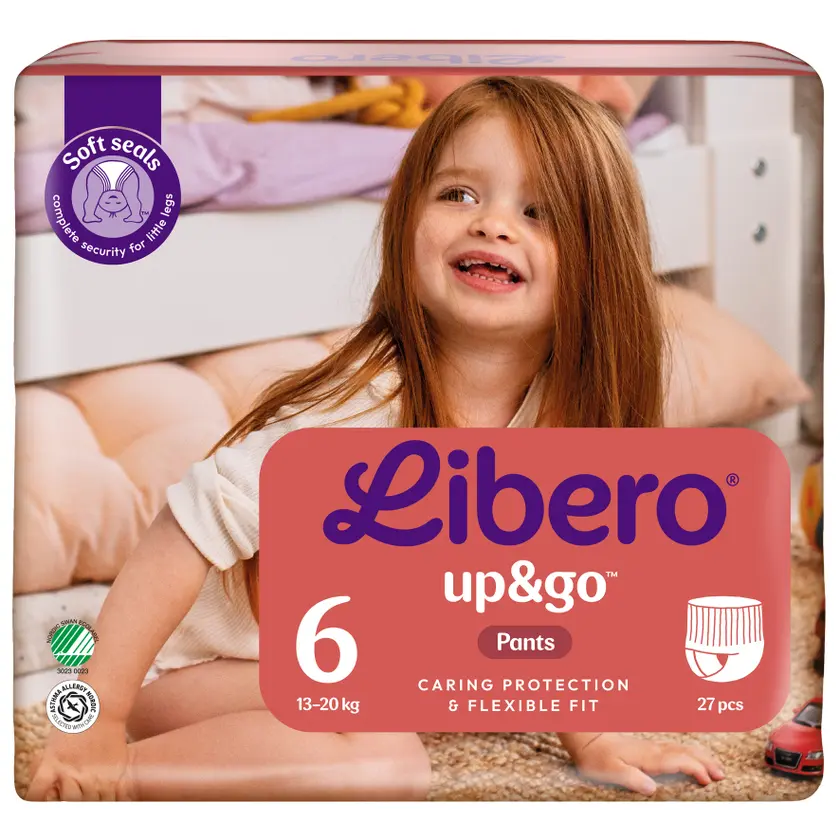 Blöjor Up&Go 6, 13-20kg 27/fp