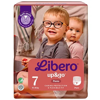 Blöjor Up&Go 7, 16-26kg 24/fp