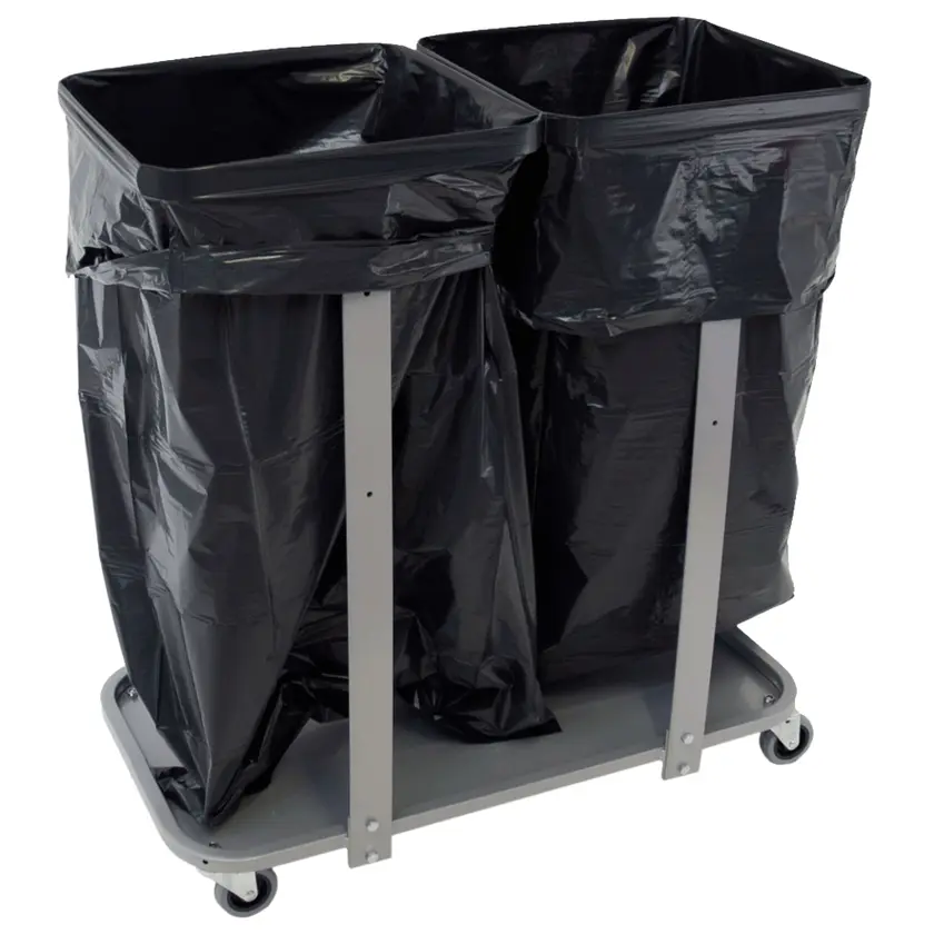 Säckvagn Stabil 2x125L Zink - 2