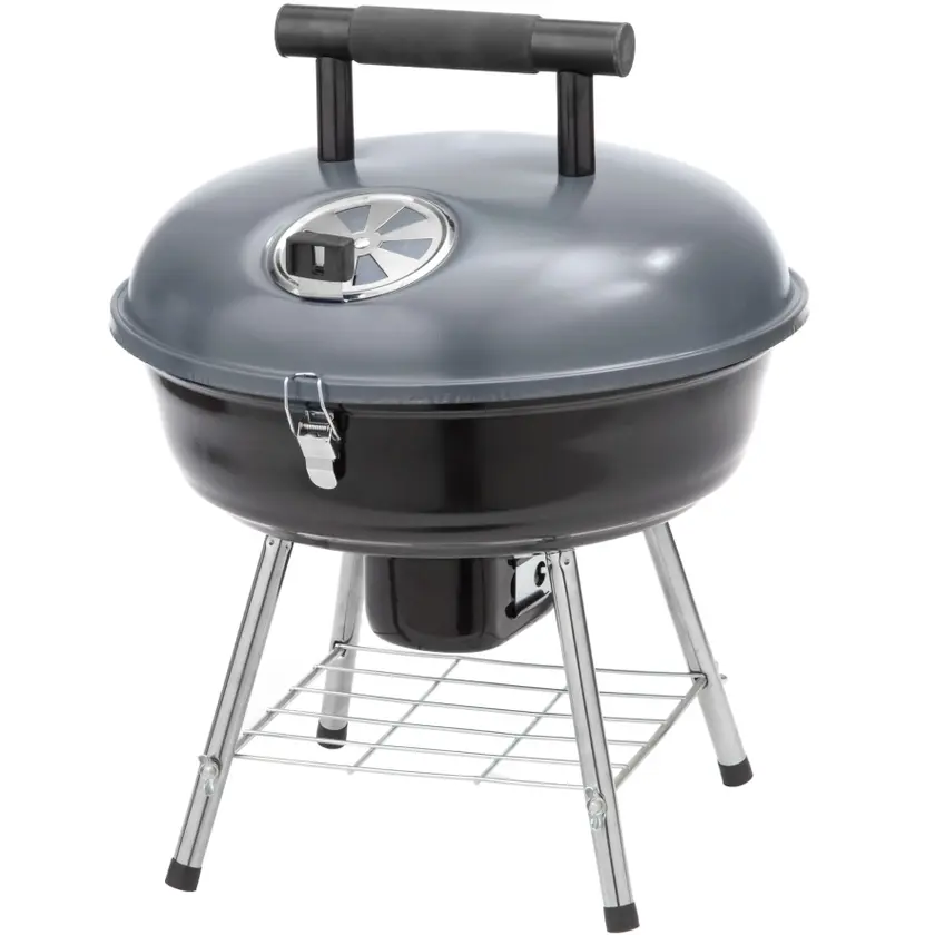 Kolgrill Portabel Ø38cm Grå