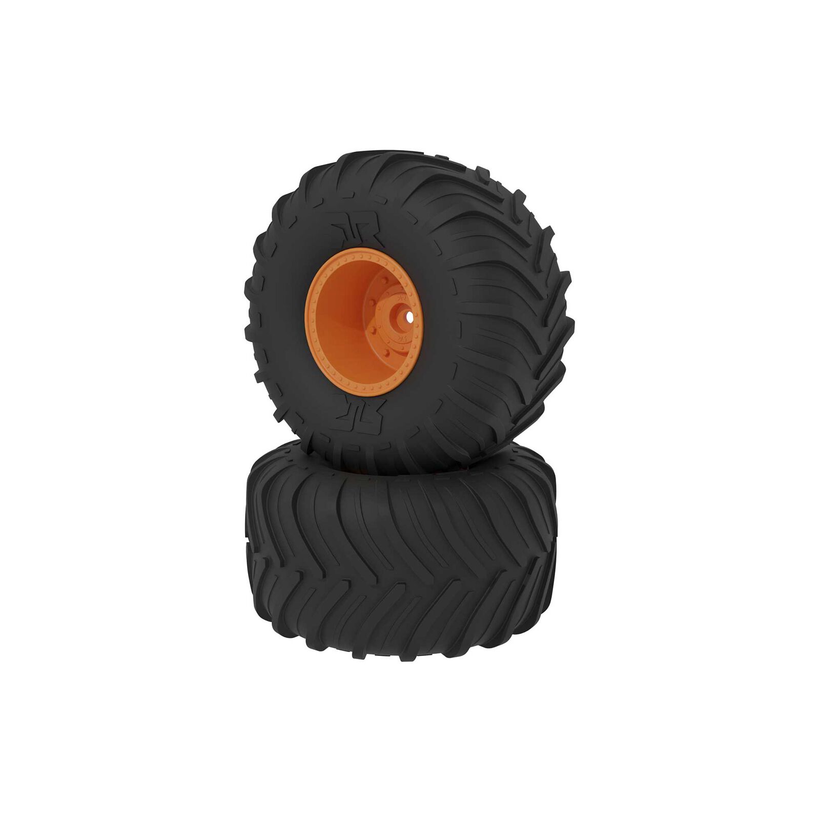 Arrma ARA-2532 dBoots Chevron MT Tire Set Glued Orange