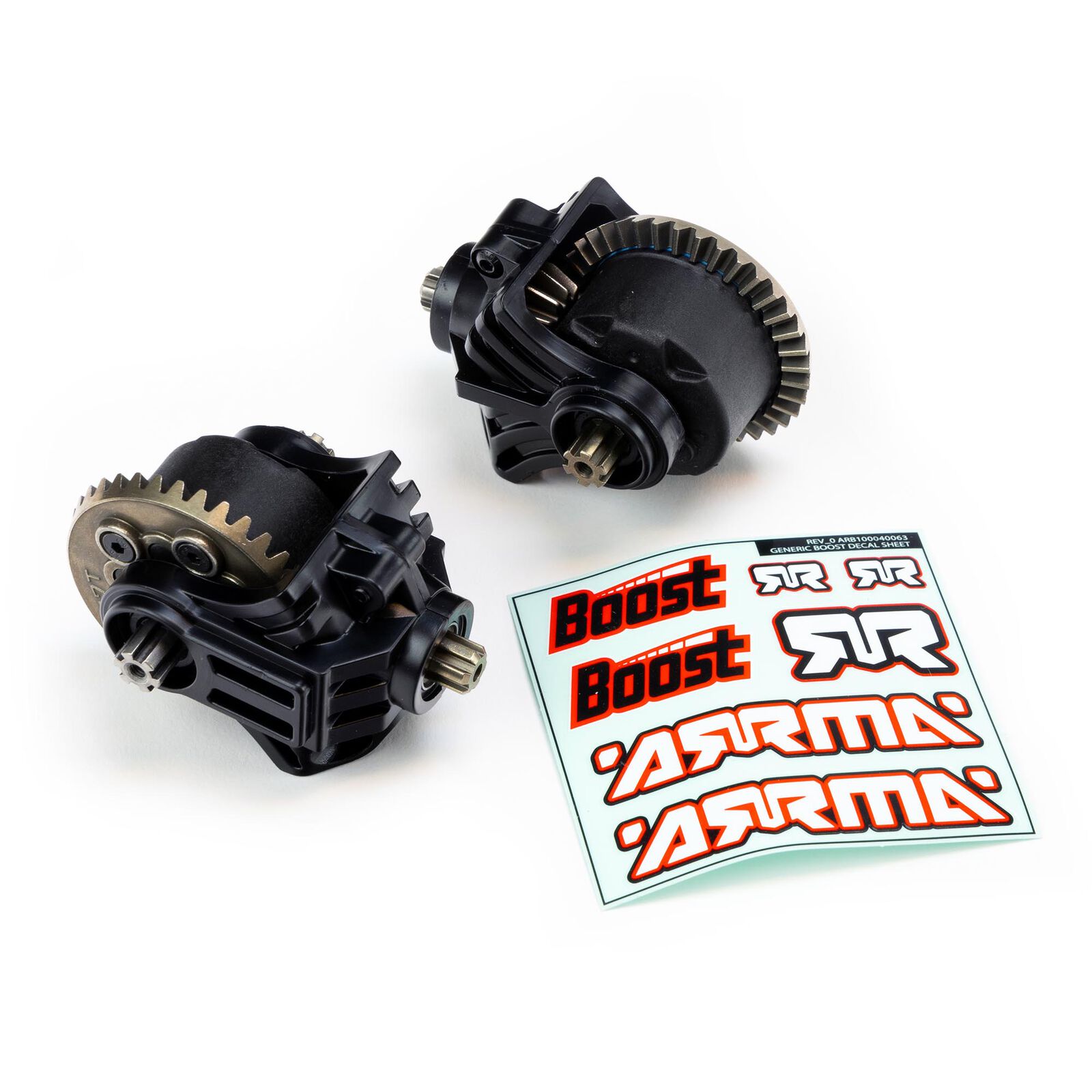 Arrma ARA210007 Front & Rear Metal Diff Upgrade Set: BOOST BOX