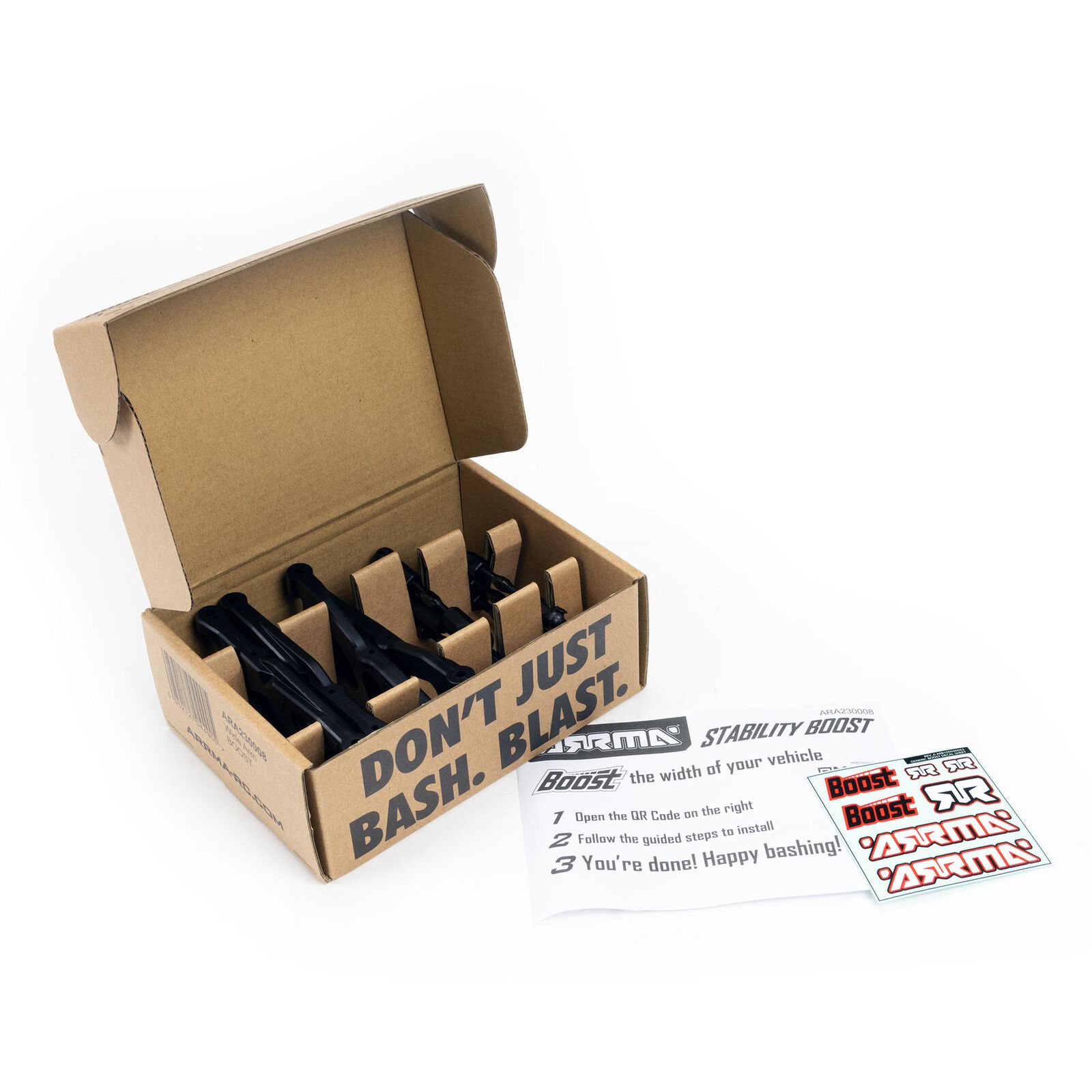 Arrma ARA230008 Wide Track Arm Upgrade Set: BOOST BOX - 2