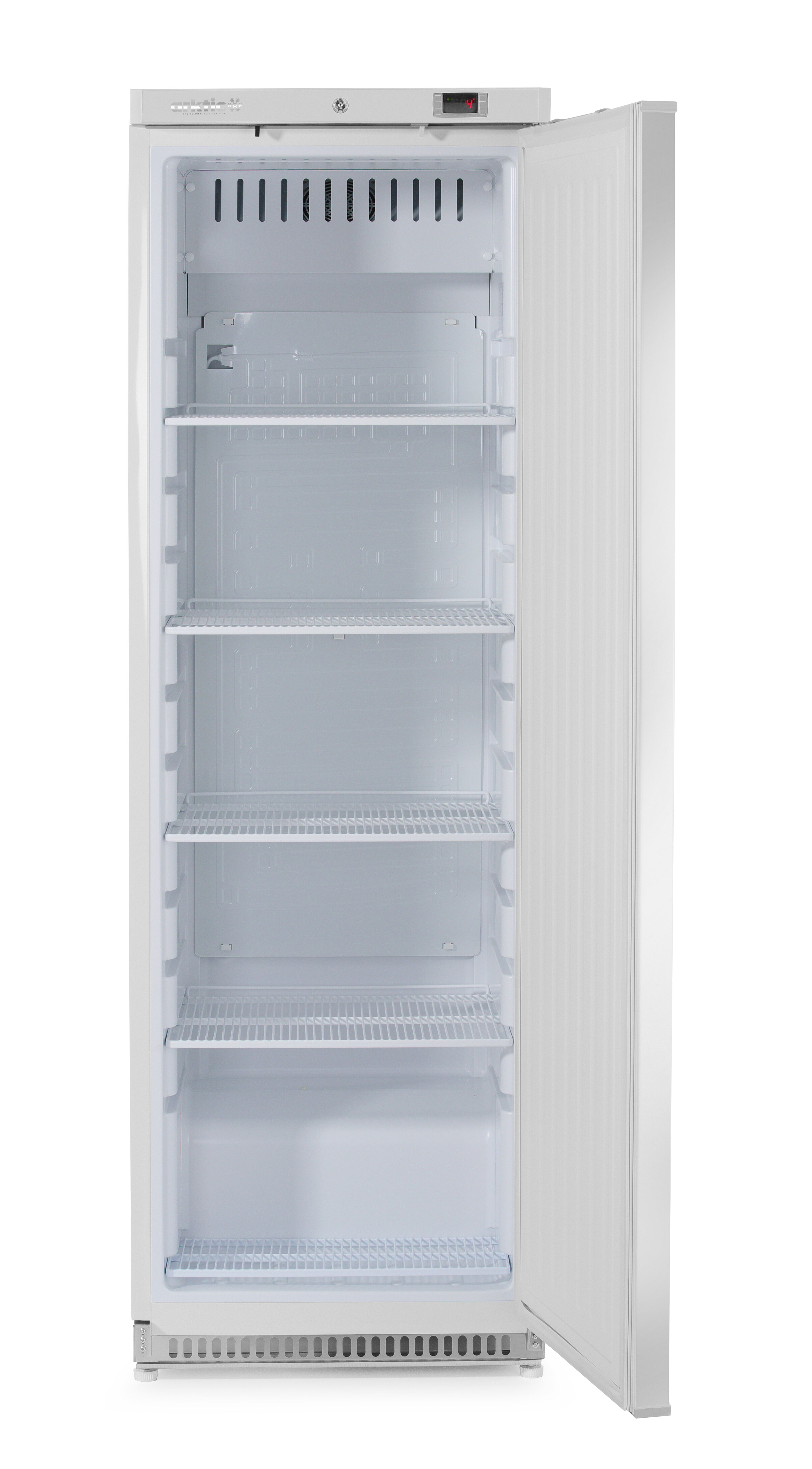 Budget Line stainless steel refrigerator 400L - 4
