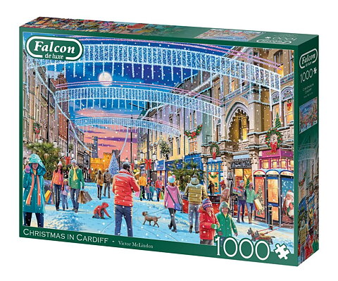 Christmas in Cardiff 1000 bitars pussel
