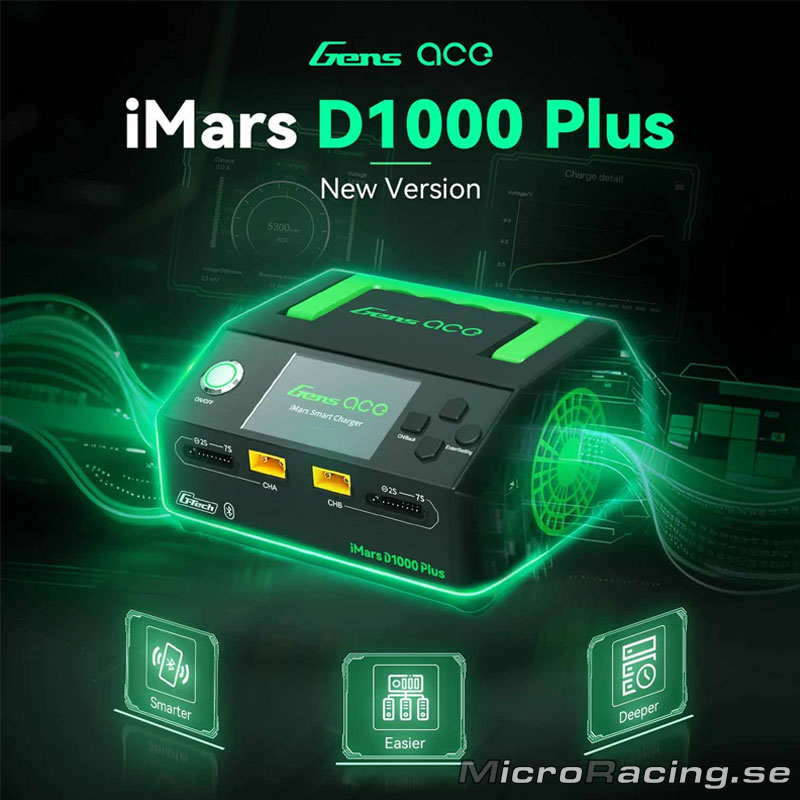 GENSACE - Charger iMars D1000 PLUS Smart Dual Channel AC 1000W (EU) - 7