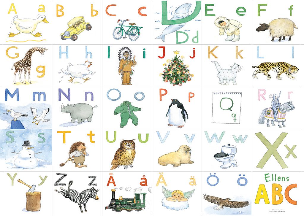 Underlägg Ellens ABC