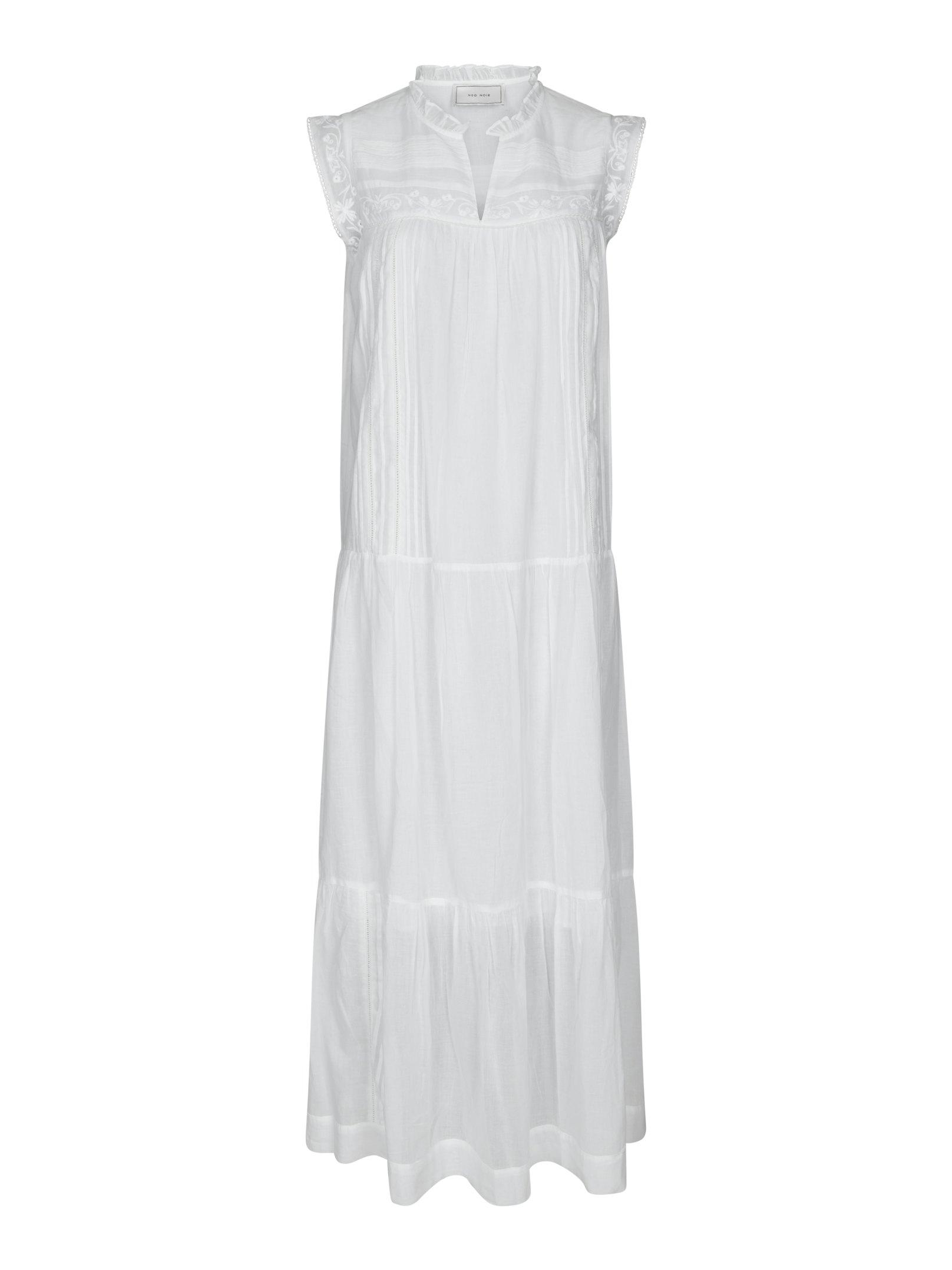Veana S Voile Maxi Dress White
