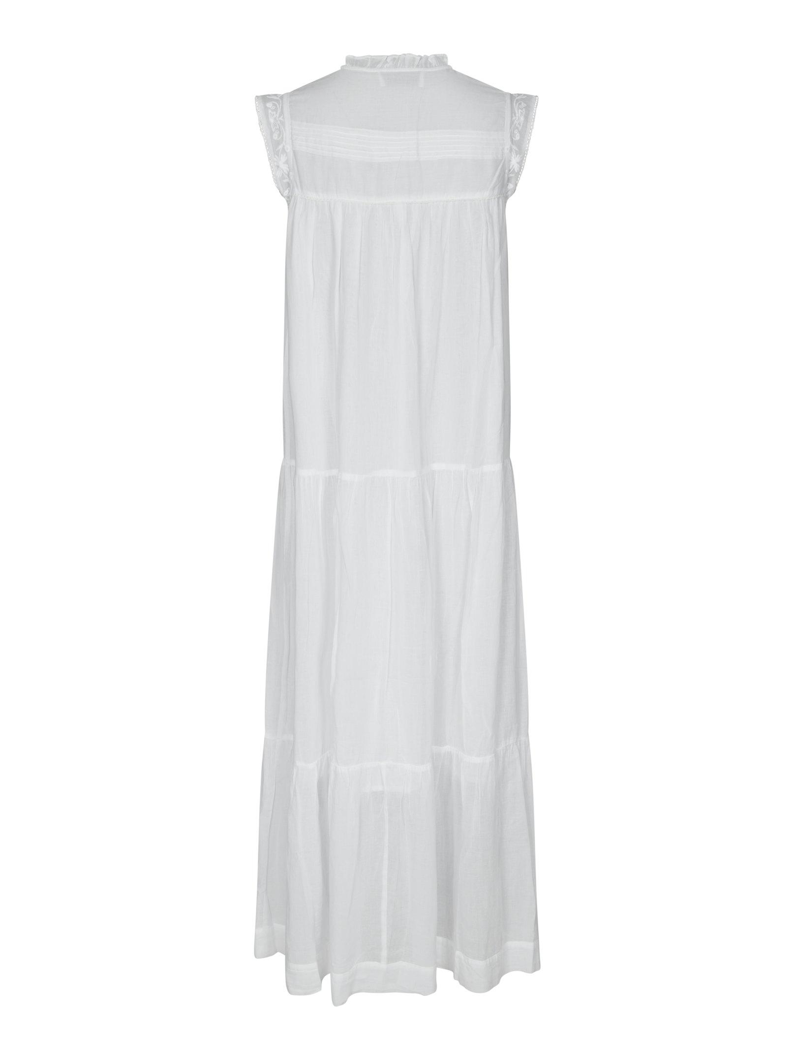 Veana S Voile Maxi Dress White - 2