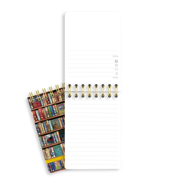 Bodleian Libraries: Hobbies & Pastimes Bookshelves (Spiral Bound Pocket Notebook) - 3