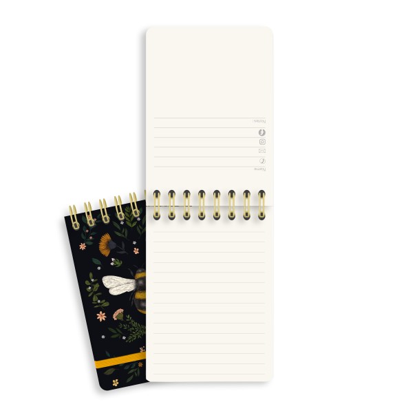 Jade Mosinski: Bee (Spiral Bound Pocket Notebook) - 2