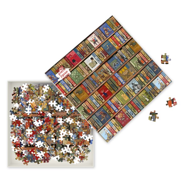 Bodleian Libraries: High Jinks Bookshelves Flame Tree Memo Block in Box with Drawer - 2