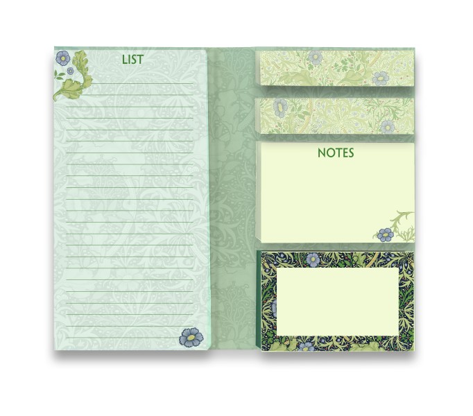 William Morris: Seaweed Flame Tree Sticky Notes Folder - 2