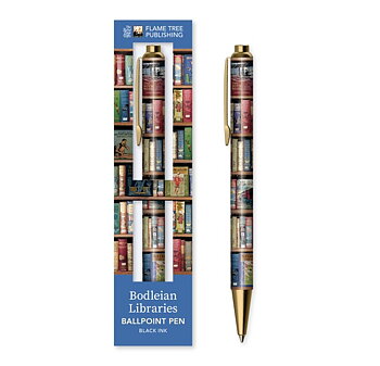 Bodleian Libraries: Hobbies & Pastimes Bookshelves Boxed Decorative Ballpoint Pen