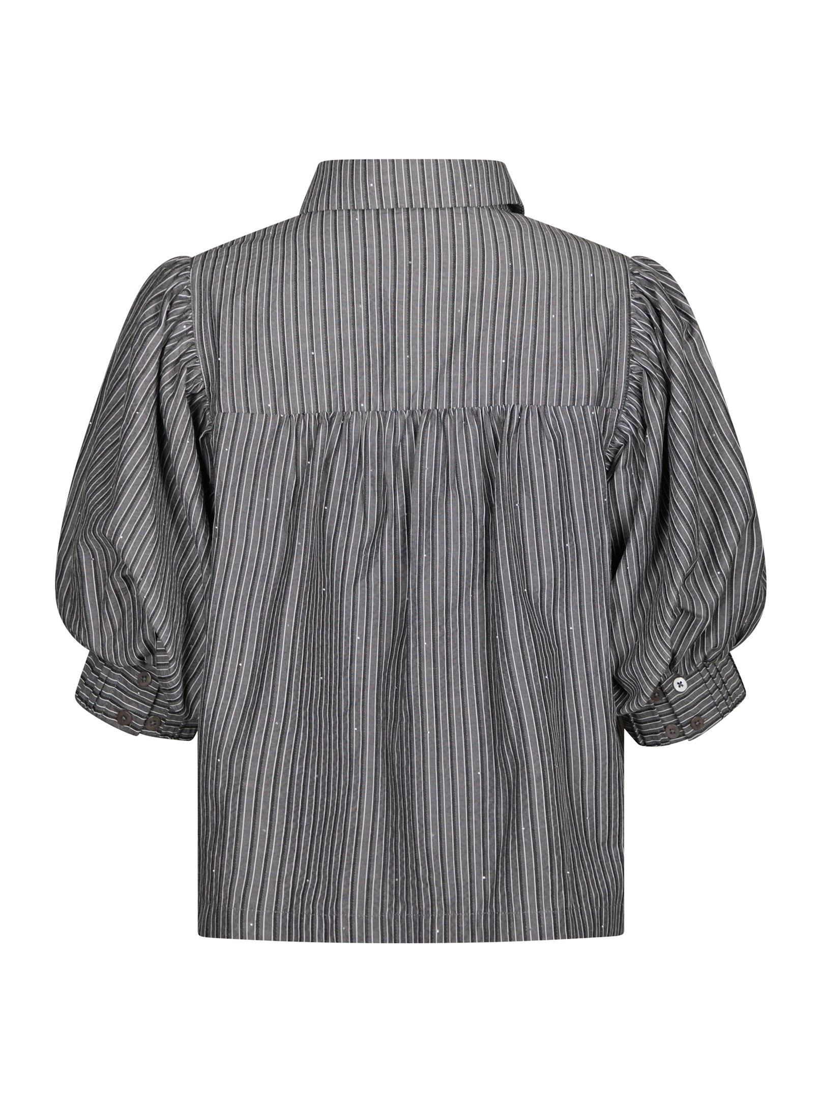 Etta Stripe B Shirt Dark Grey - 2